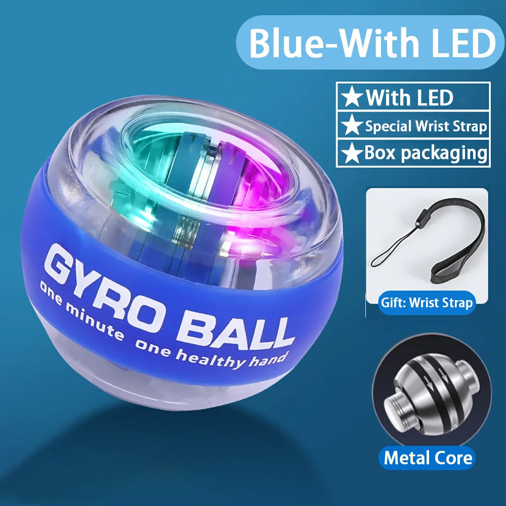 LED Autostart Gyroscopic Wrist Ball – Arm & Grip Trainer