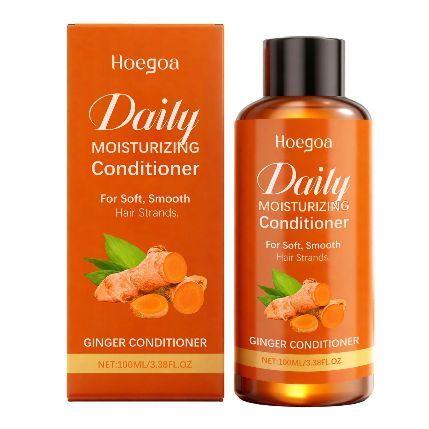 Ginger Shampoo Thicken Volumizing Shampoo Repair Damaged Hair Conditioner Anti Hair Loss Hair Regrowth Cleansing Scalp Hair Care Peaceful Pleasures Health and Wellness 100ml Conditioner