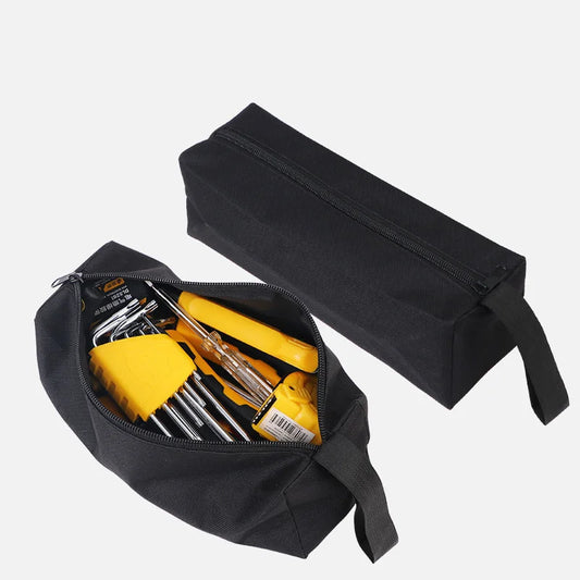 Small Oxford Cloth Tool Bag Handheld Hardware Anti Drop Organizer Lightweight Mini Repair Kit Storage Bag Multifunctional Pouch Peaceful Pleasures Health and Wellness