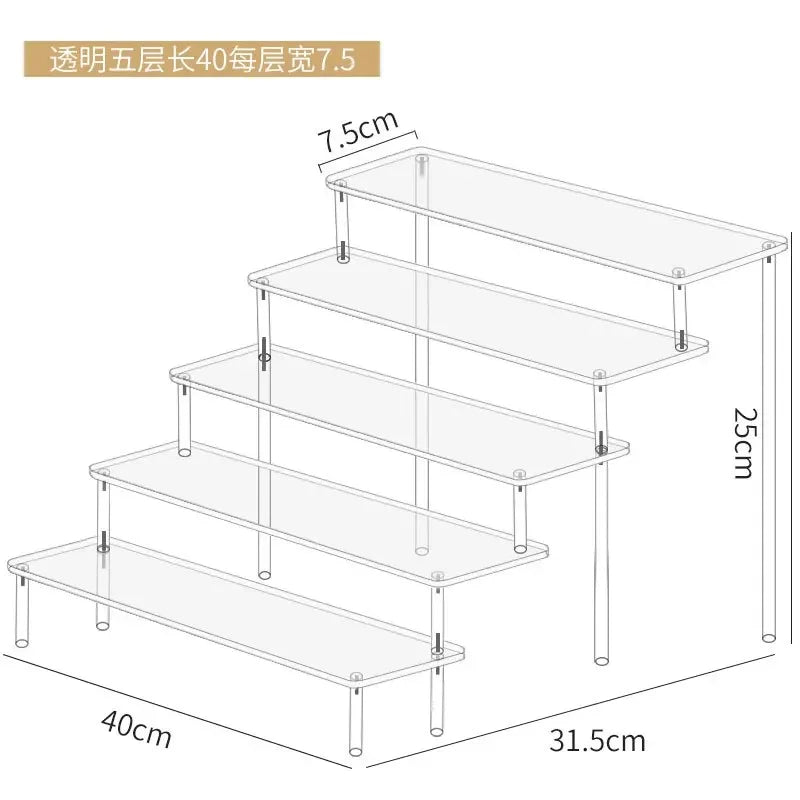 Clear Acrylic Display Stand | Perfume, Cupcake & Figurine Riser