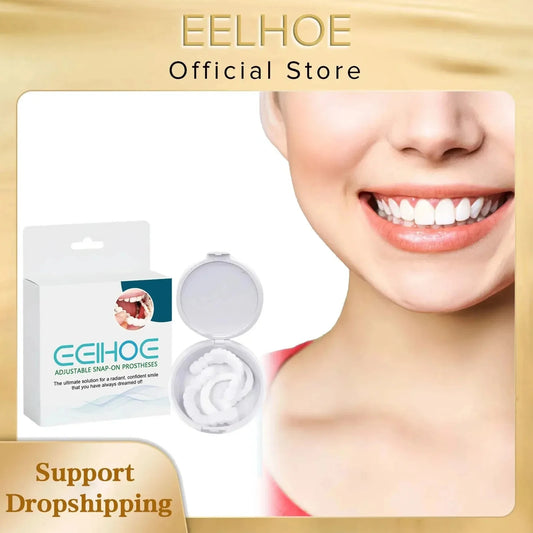 EELHOE Snap-On Veneers – Temporary Cosmetic Teeth Cover Set Cosmetic Snap-On Veneers Peaceful Pleasures Health and Wellness
