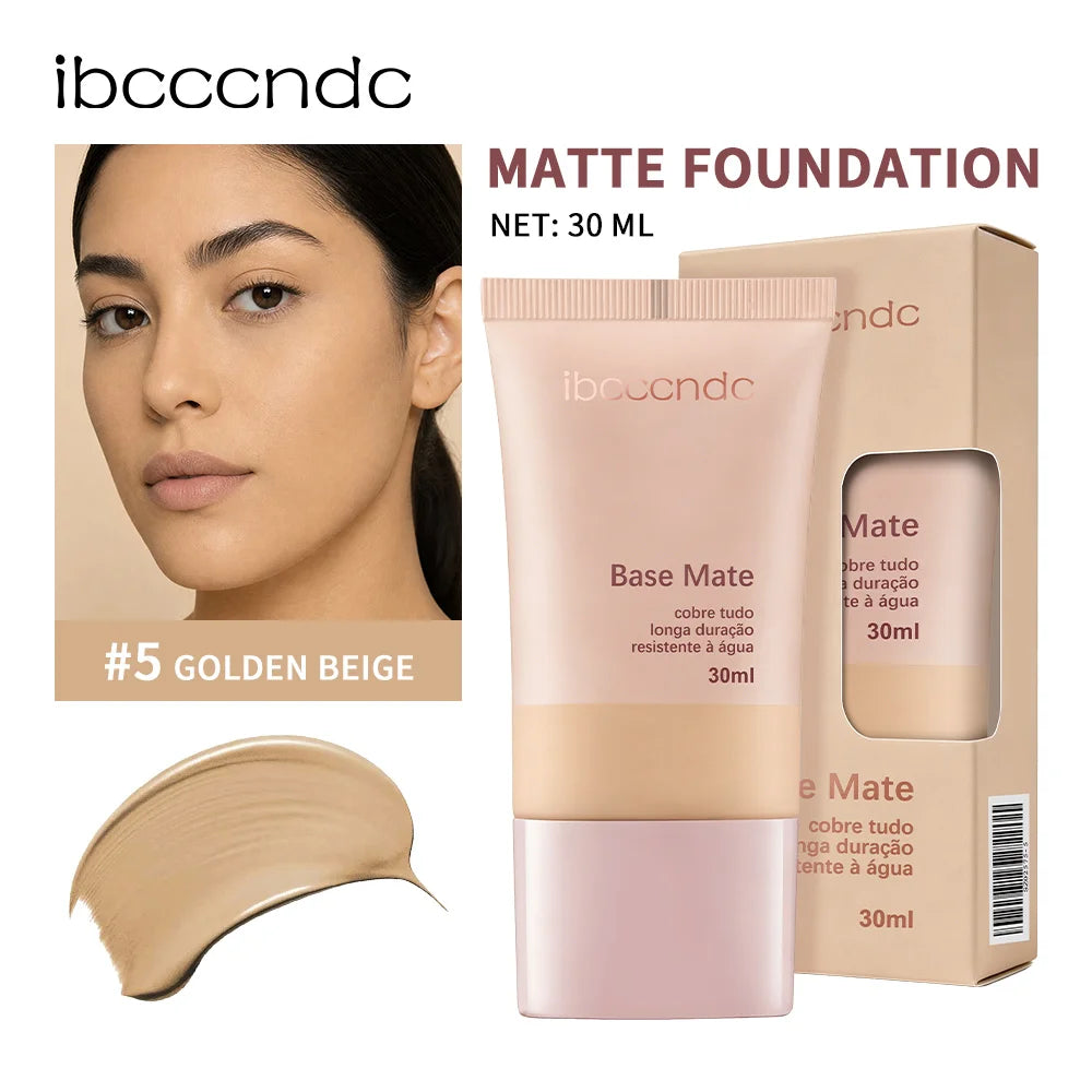Matte Foundation Natural Coverage Smooth Skin-Friendly Deep Skin-Nourishing Long-Lasting & Waterproof Gentle Cares Foundation Peaceful Pleasures Health and Wellness Golden Beige