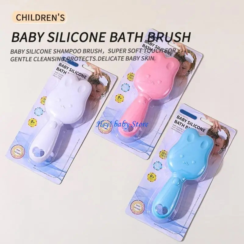 Baby Silicone Bath Brush | Cartoon Rabbit Scalp Massager