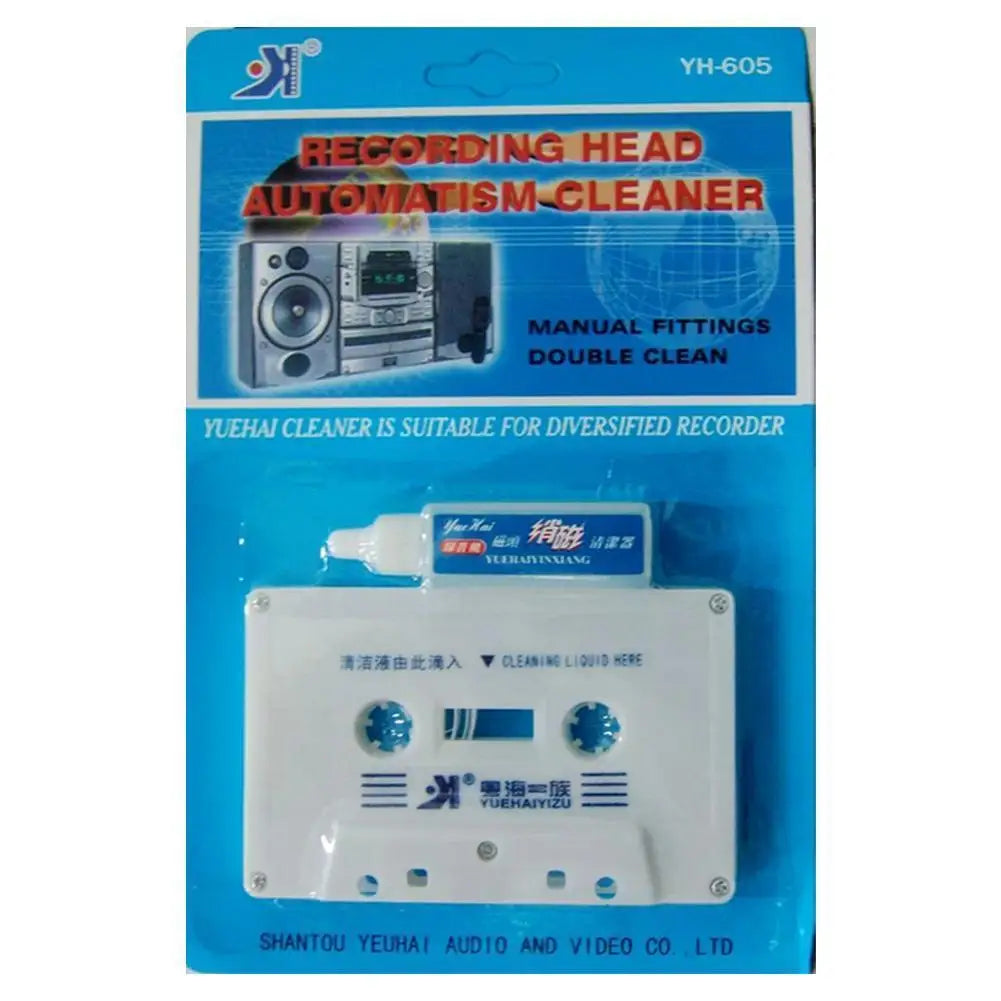 Cassette Tape Head Cleaner Kit – Audio Deck Cleaning Fluid