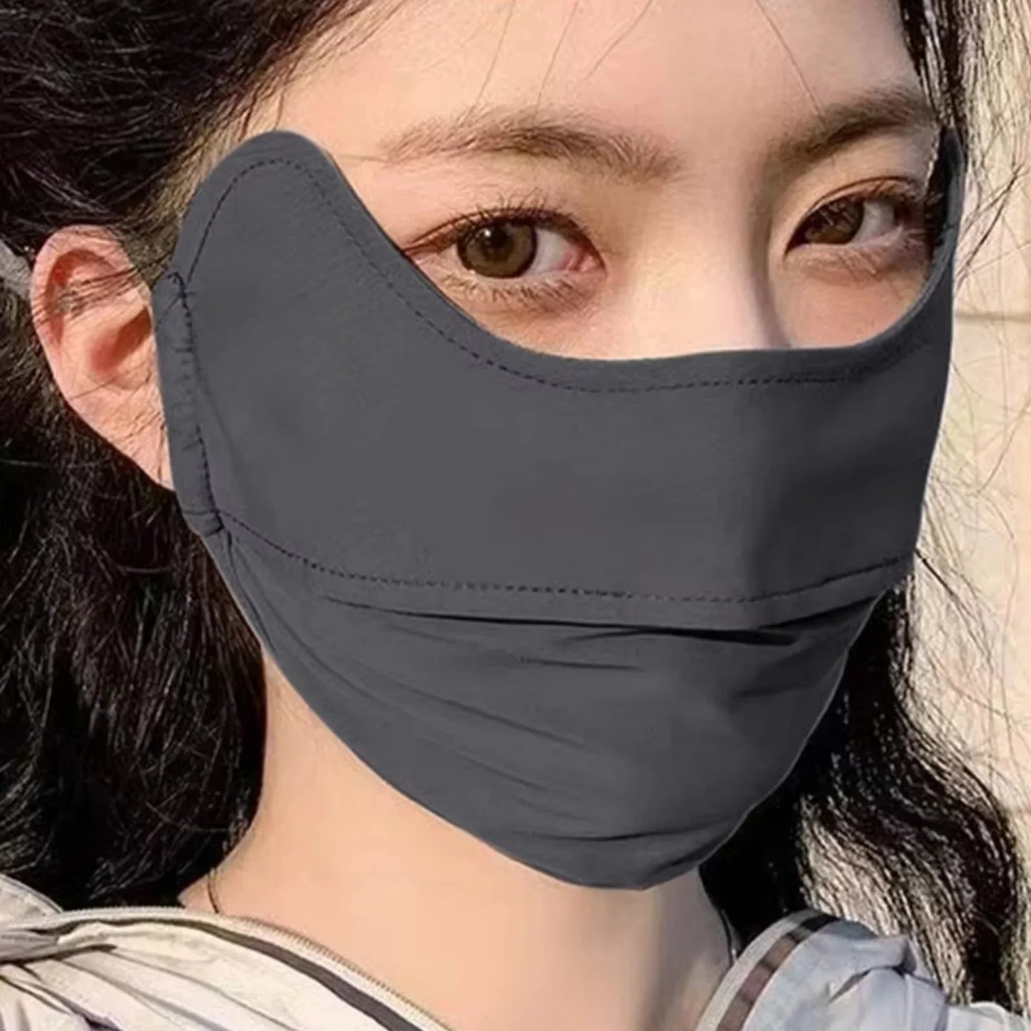New model Sunscreen Face Scarf Ice Silk Mask Summer Cover Veil Eye Protection eye corner protection,veil,outdoor sun protection Peaceful Pleasures Health and Wellness