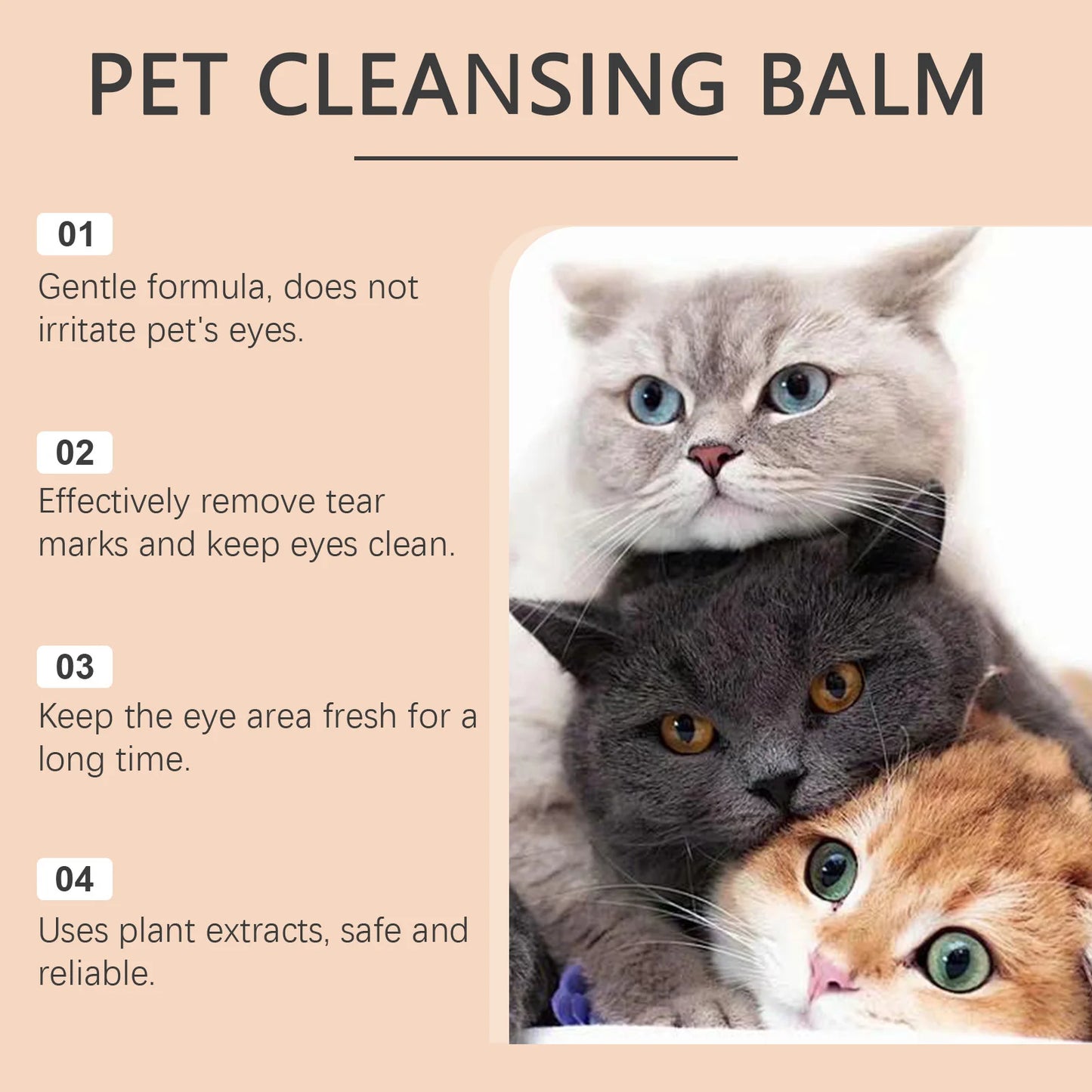 YEGBONG Pet Tear Stain Cleaning Cream – Dogs & Cats
