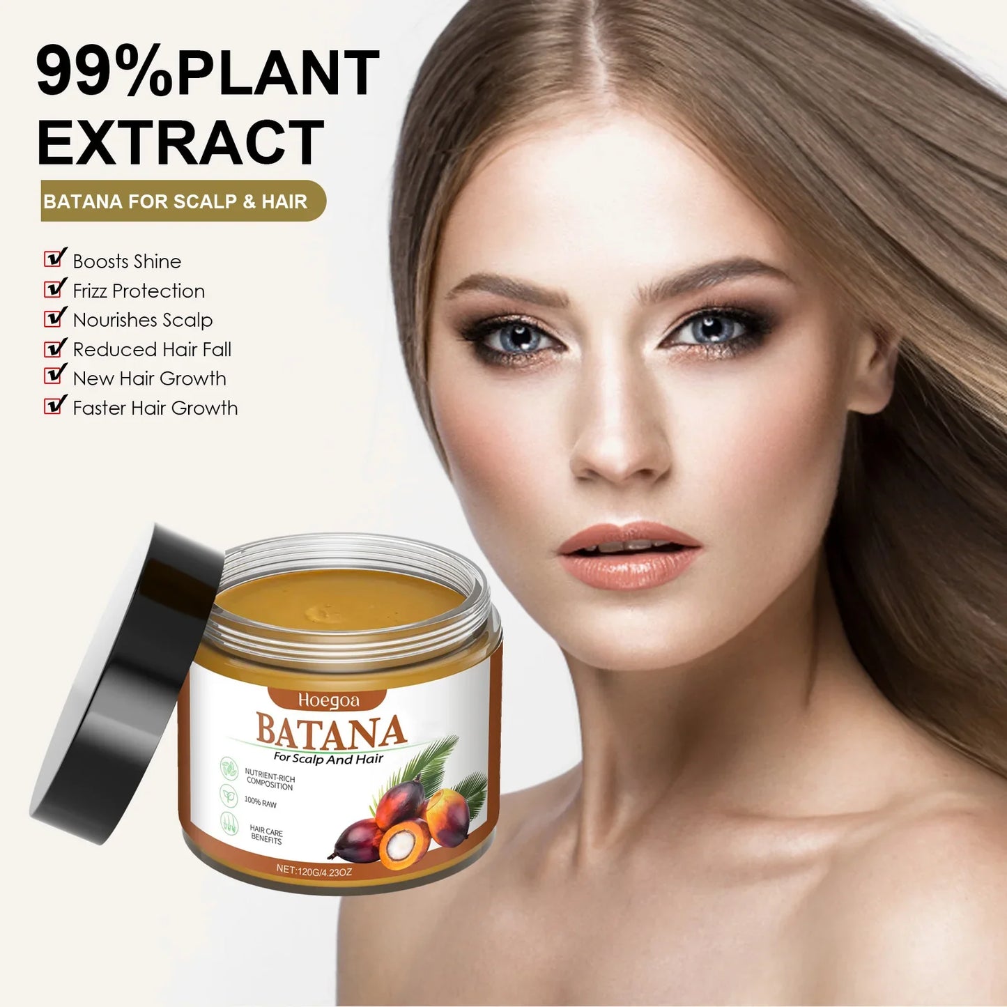 Batana Hair Oil – Nourishing Scalp & Dry Ends Treatment