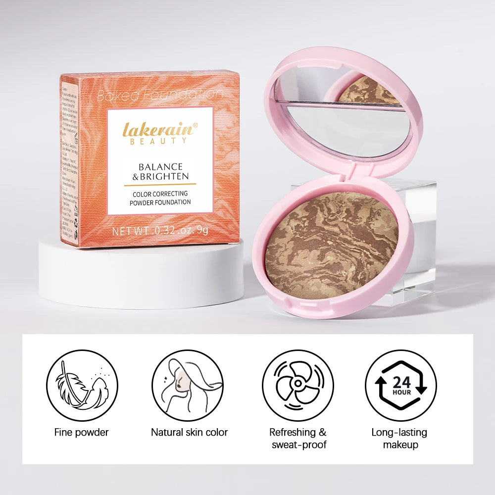 Matte Face Foundation Bronzer Pressed Powder Compact Long Lasting Oil Control Translucent Loose Setting Powder For Face Makeup Peaceful Pleasures Health and Wellness