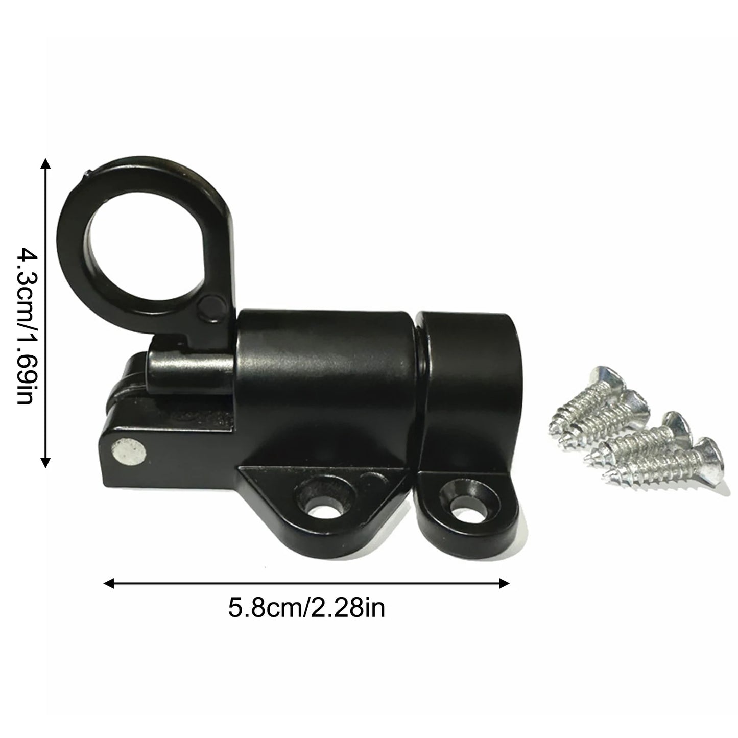 Aluminum Alloy Spring Bolt Door Latch Lock | Window & Gate Door Bolt Latch Peaceful Pleasures Health and Wellness