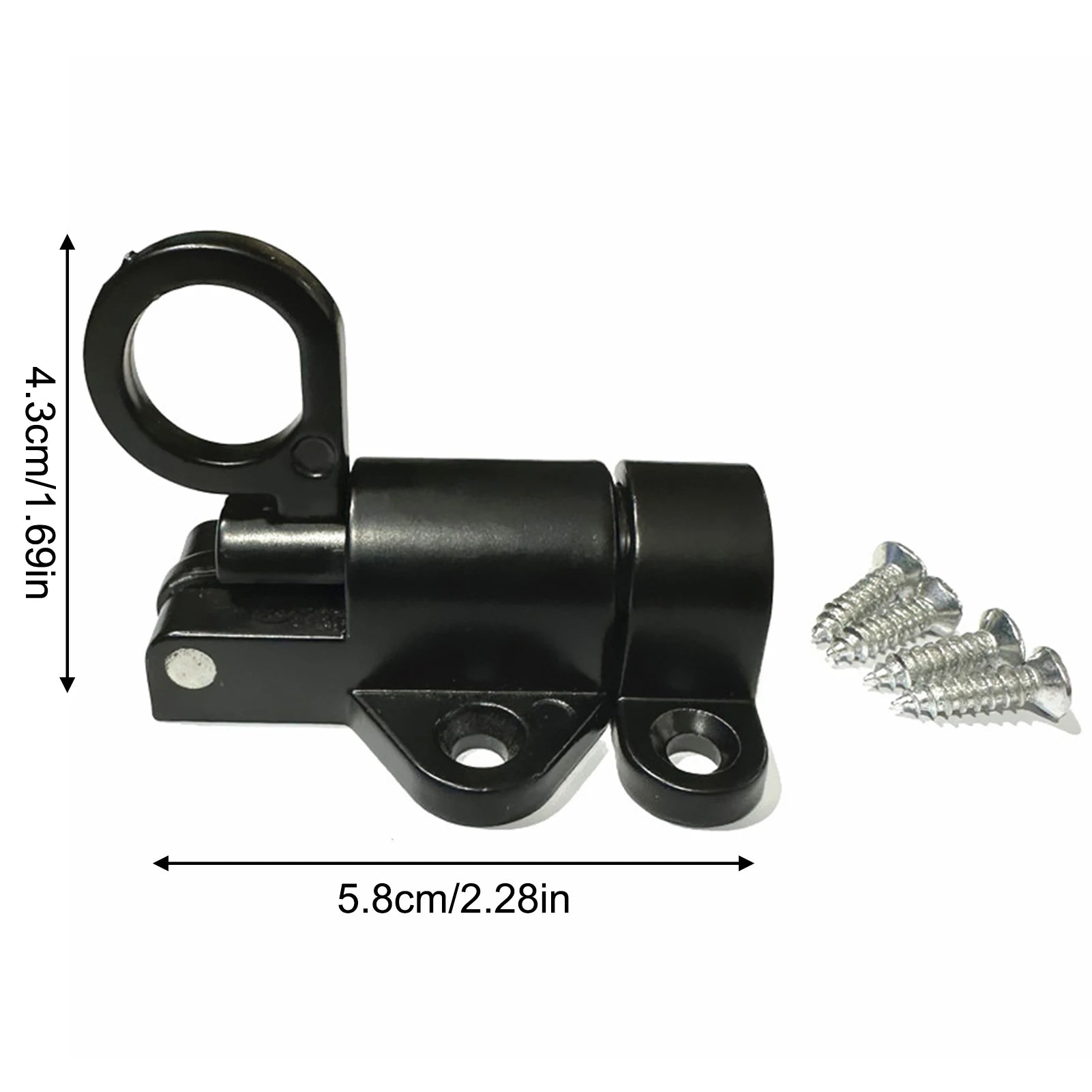 Aluminum Alloy Spring Bolt Door Latch Lock | Window & Gate Door Bolt Latch Peaceful Pleasures Health and Wellness