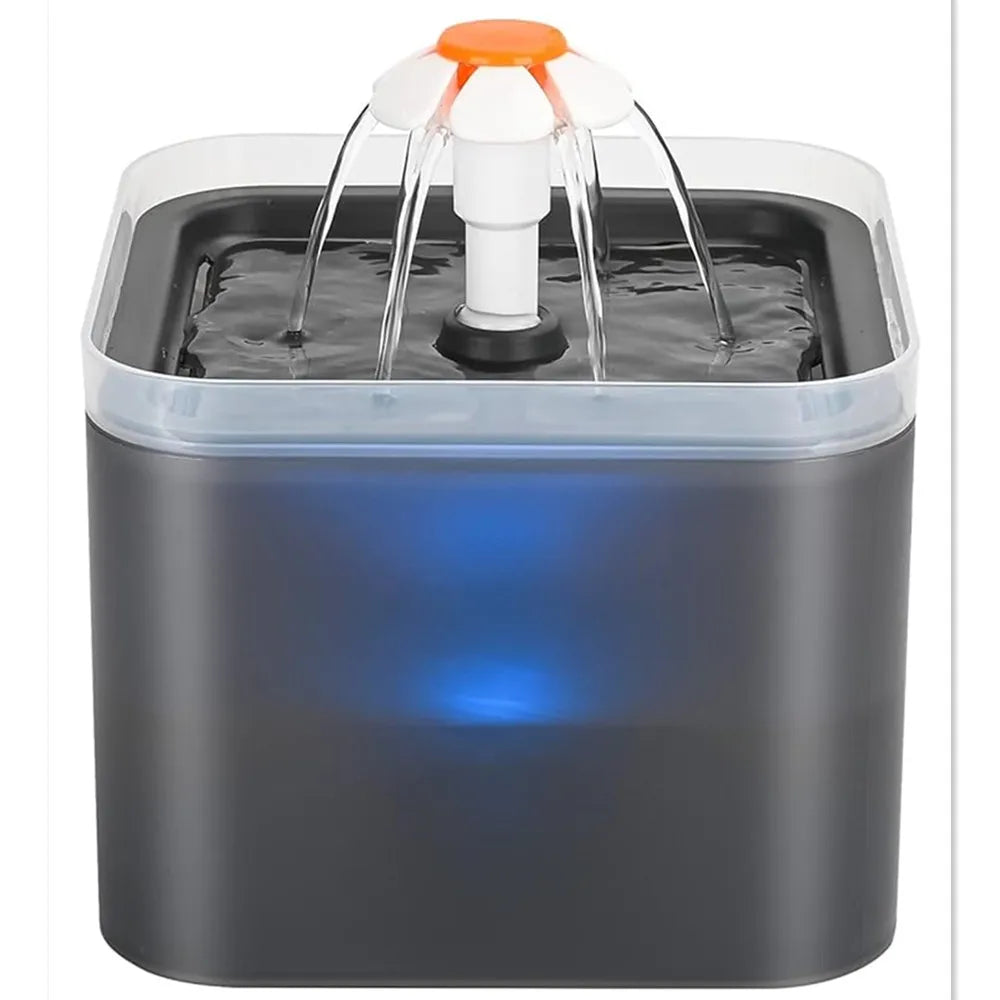 Cat Water Fountain 2L – Silent LED Automatic Pet Dispenser