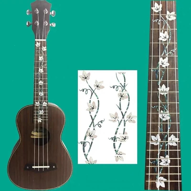 23inch Ukulele Fretboard Note Decal Guitar Inlay Sticker Decoration Ukulele Fretboard Sticker for Guitar Bass Ukulele Peaceful Pleasures Health and Wellness
