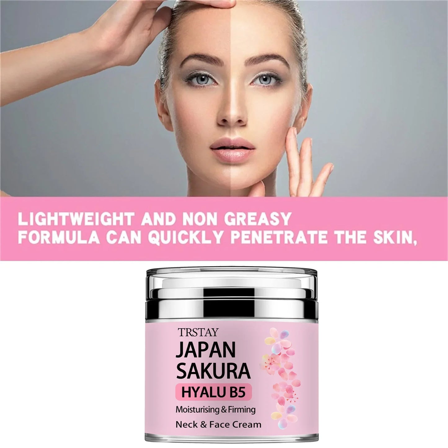 Sakura Tone Up Cream with Hyaluronic Acid | Brightening