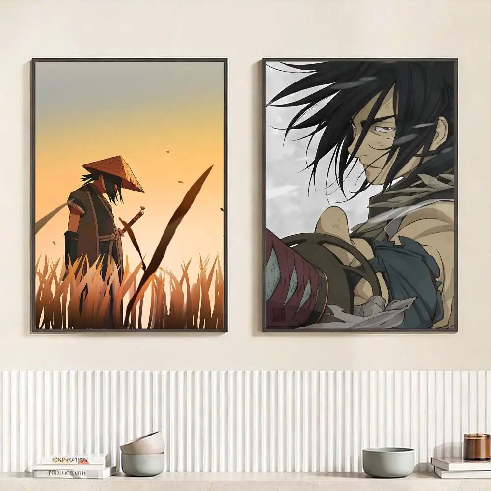 Movie S-Sword of the Stranger Poster HD Self Adhesive Waterproof Wall Art Ideal for Home Office Dorm Bedroom Great Gift Peaceful Pleasures Health and Wellness