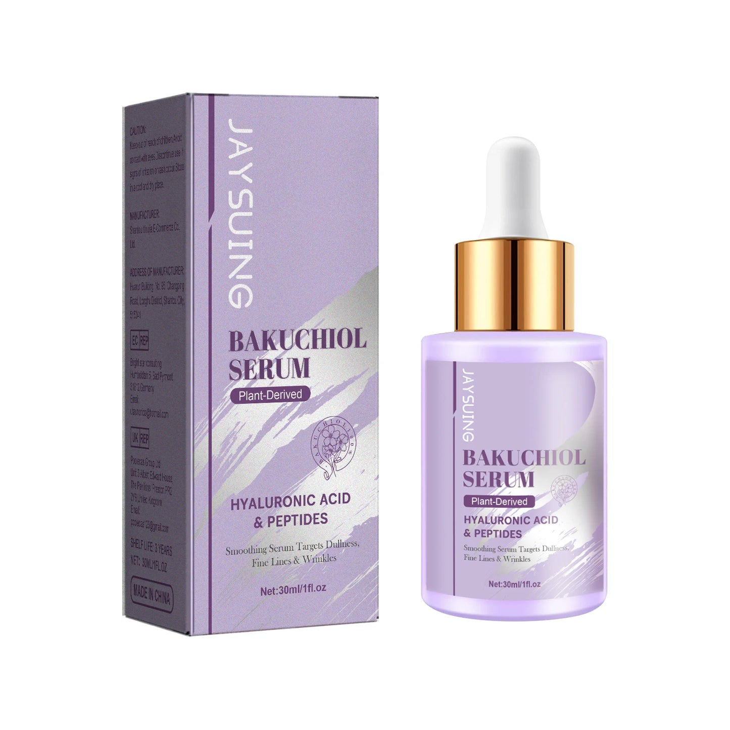 Hyaluronic Acid Firming Essence Shrink Pores Even Skin Tone Reduce Fine Lines Repair Barriers Deep Moisturizing Facial Serum Peaceful Pleasures Health and Wellness 30ml