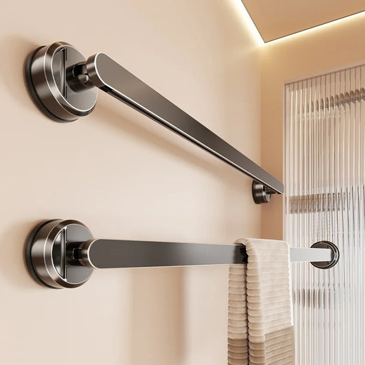 No-Drill Suction Cup Towel Bar & Wall Hanger | Bath & Kitchen Suction Cup Towel Rack Peaceful Pleasures Health and Wellness