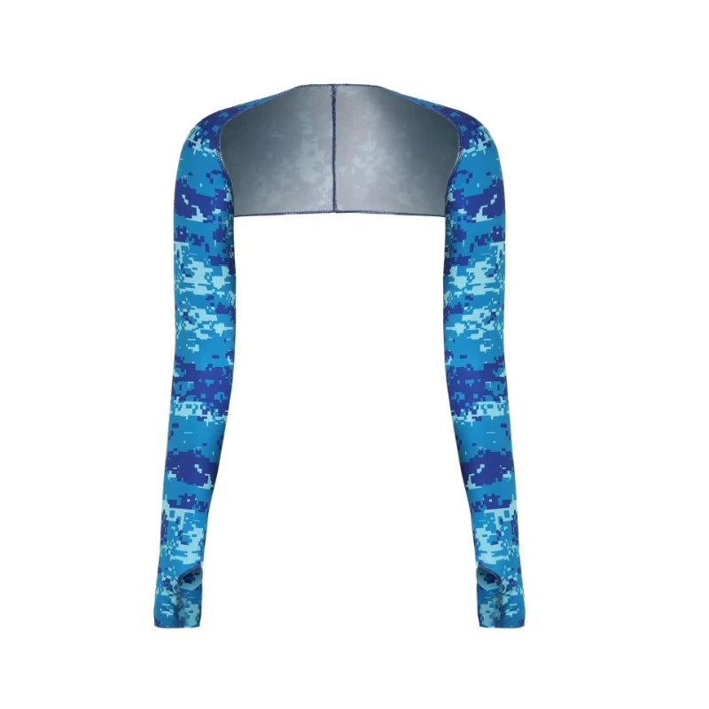 Women's UPF 50+ Ice Silk Sun Protection Shawl Arm Sleeves