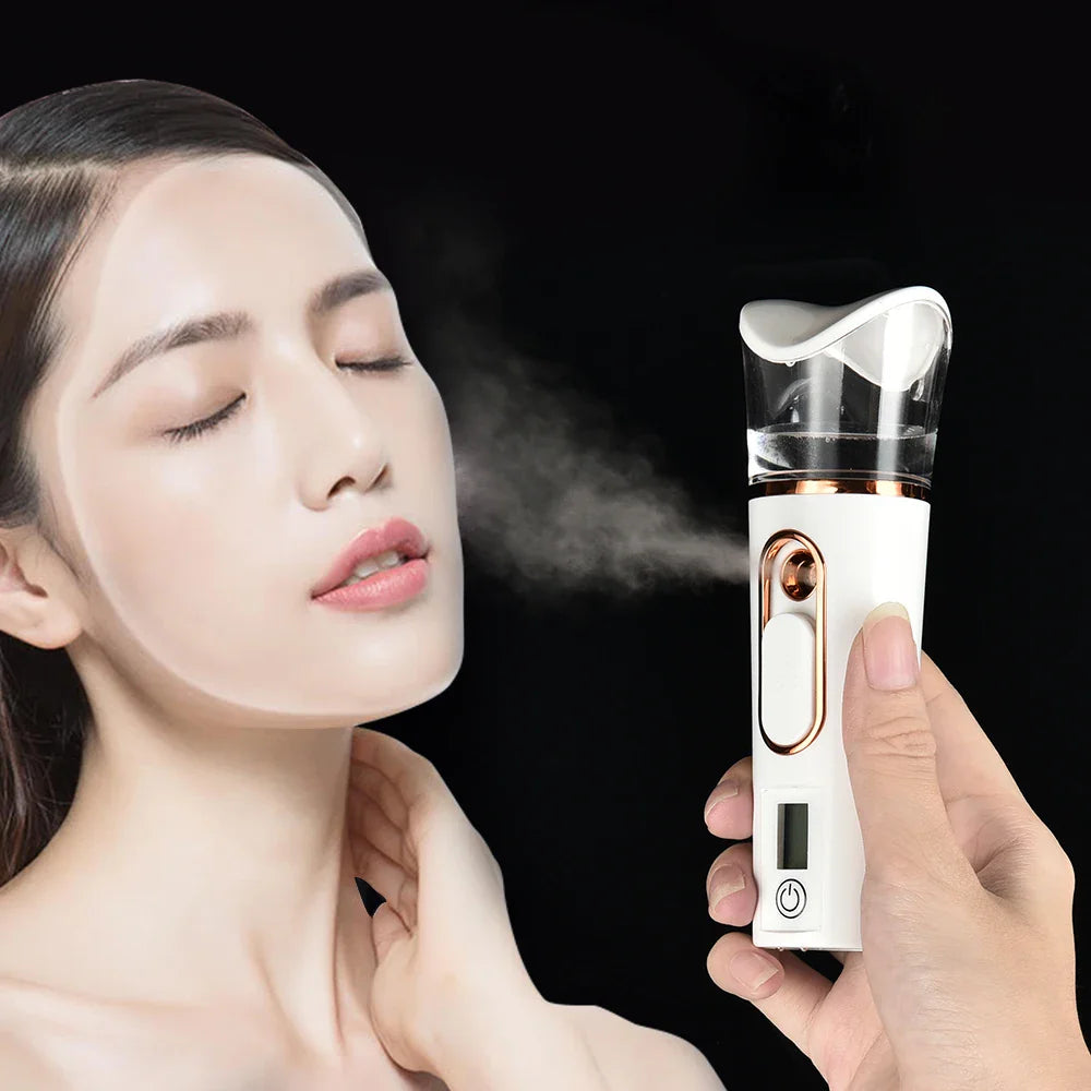 Nano Mist Facial Sprayer with Skin Moisture Tester | Hailicare
