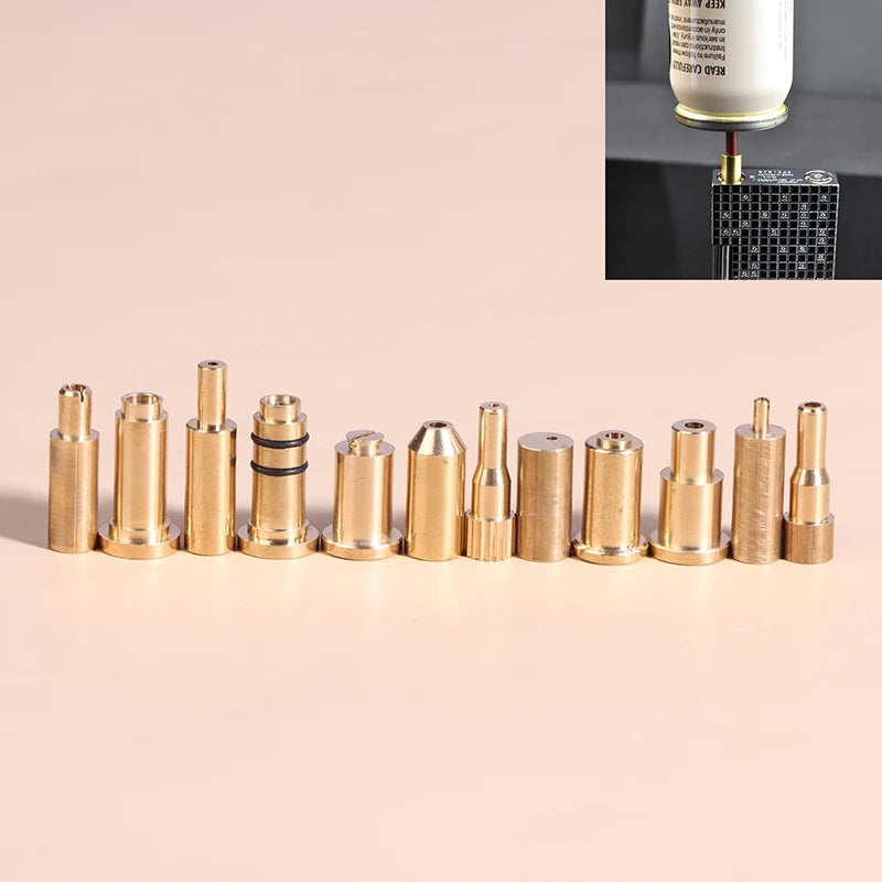 Reusable Brass Butane Gas Adapter Nozzle for Lighter Refill