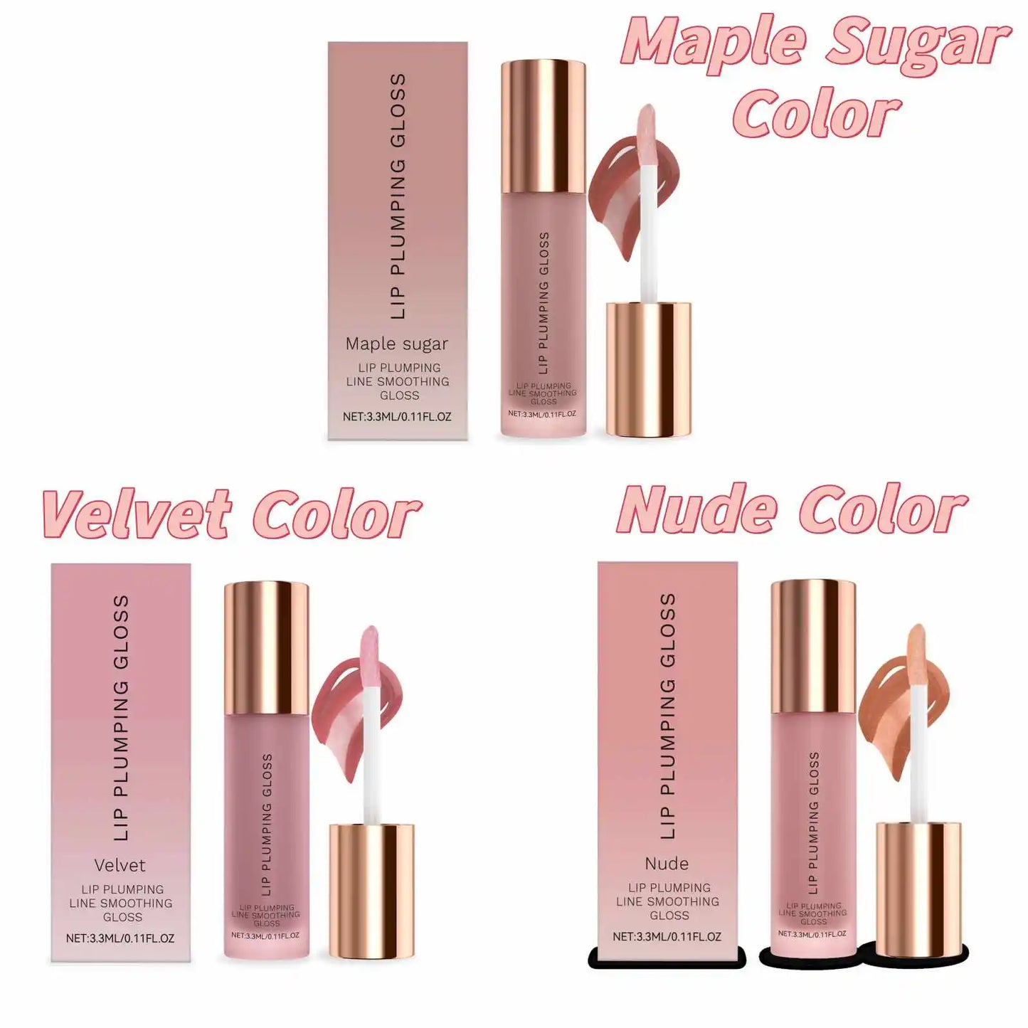 Water Light Hydrating Lip Gloss – Plumping Shine | 3.3ml