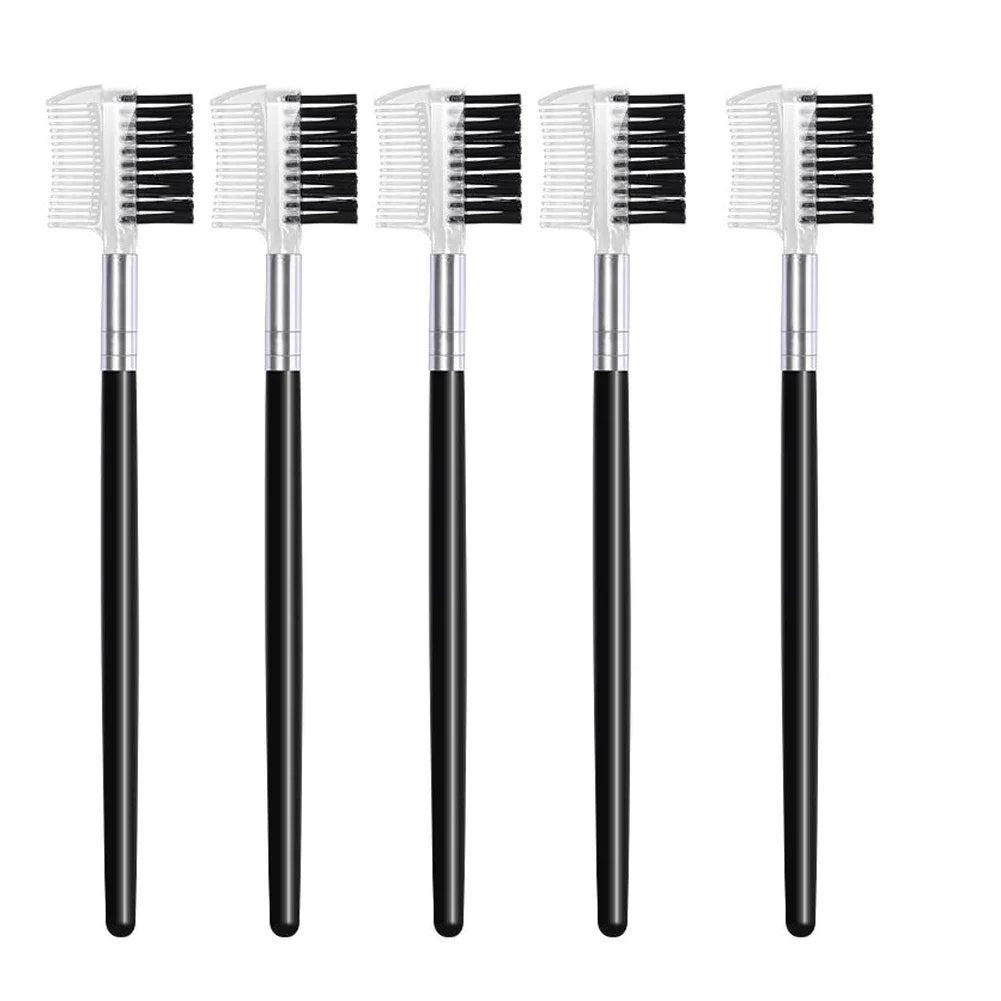 Dual-Headed Eyebrow & Lash Comb Brush – 2-in-1 Beauty Tool