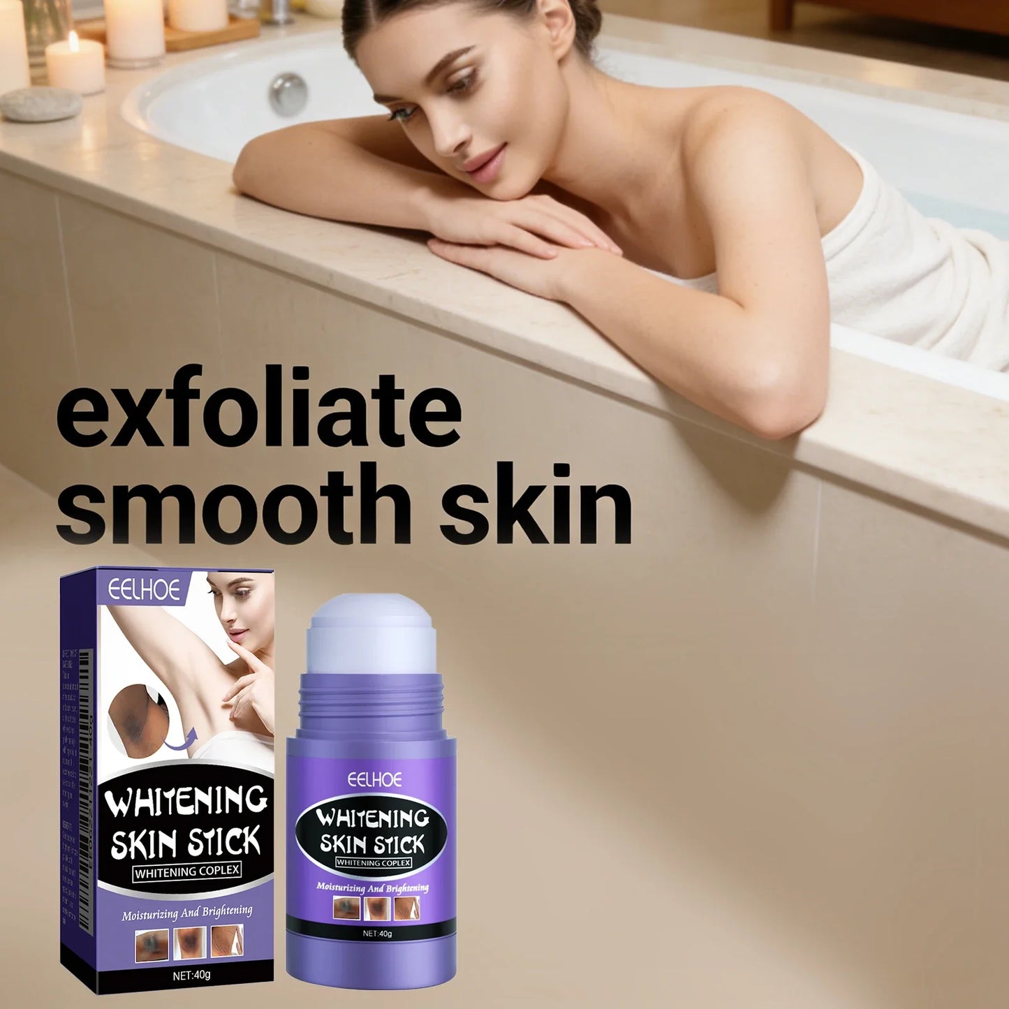 EELHOE Whitening Body Stick – Brighten, Exfoliate & Moisturize