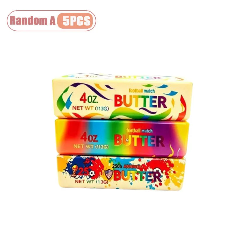 Slow Rise Squishy Butter Bar Football Fidget Toy – 1–10 Pack