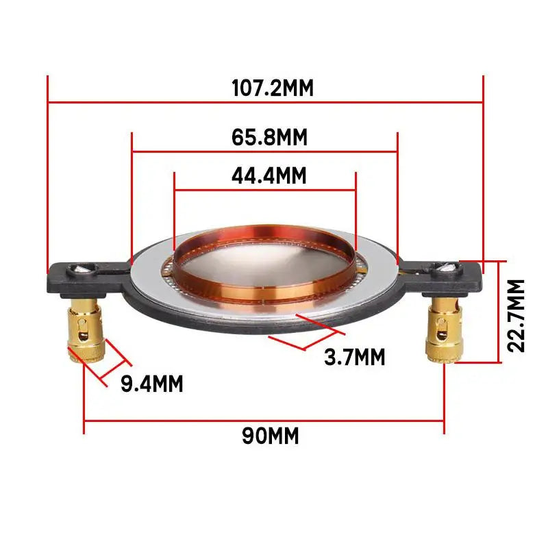 44mm Titanium Tweeter Diaphragm – DIY Speaker Repair Part