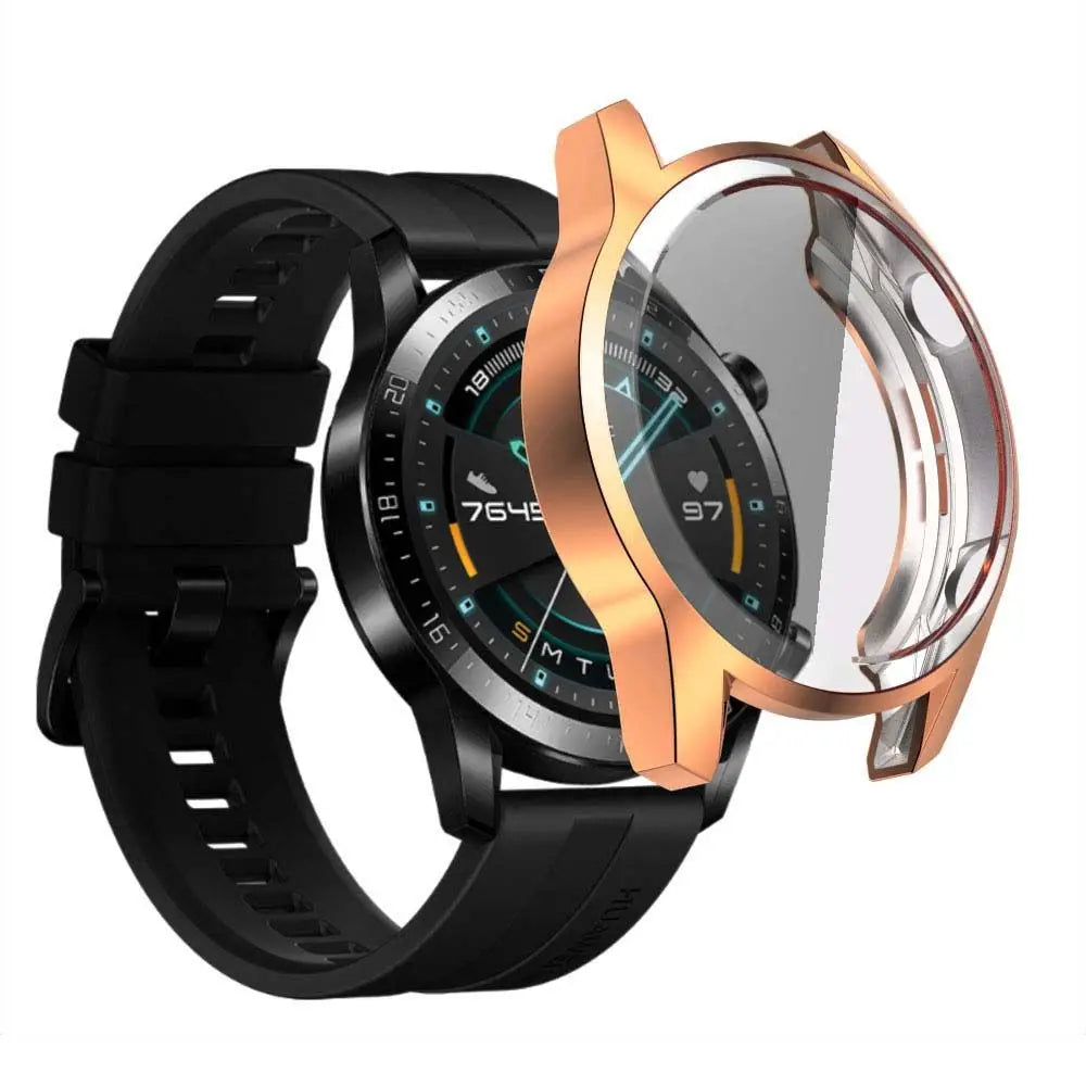 Accessories Clear TPU Case Watch Frame Cover For Huawei watch gt 2 Case Smart Watch Protector Full Protective Case Cover Peaceful Pleasures Health and Wellness