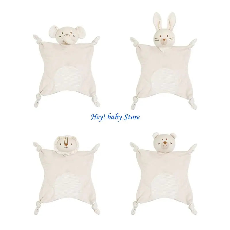 Soft Baby Security Blanket PP Cotton Animal Soothing Towel