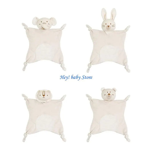 Soft Baby Security Blanket PP Cotton Animal Soothing Towel Baby Security Blanket Peaceful Pleasures Health and Wellness