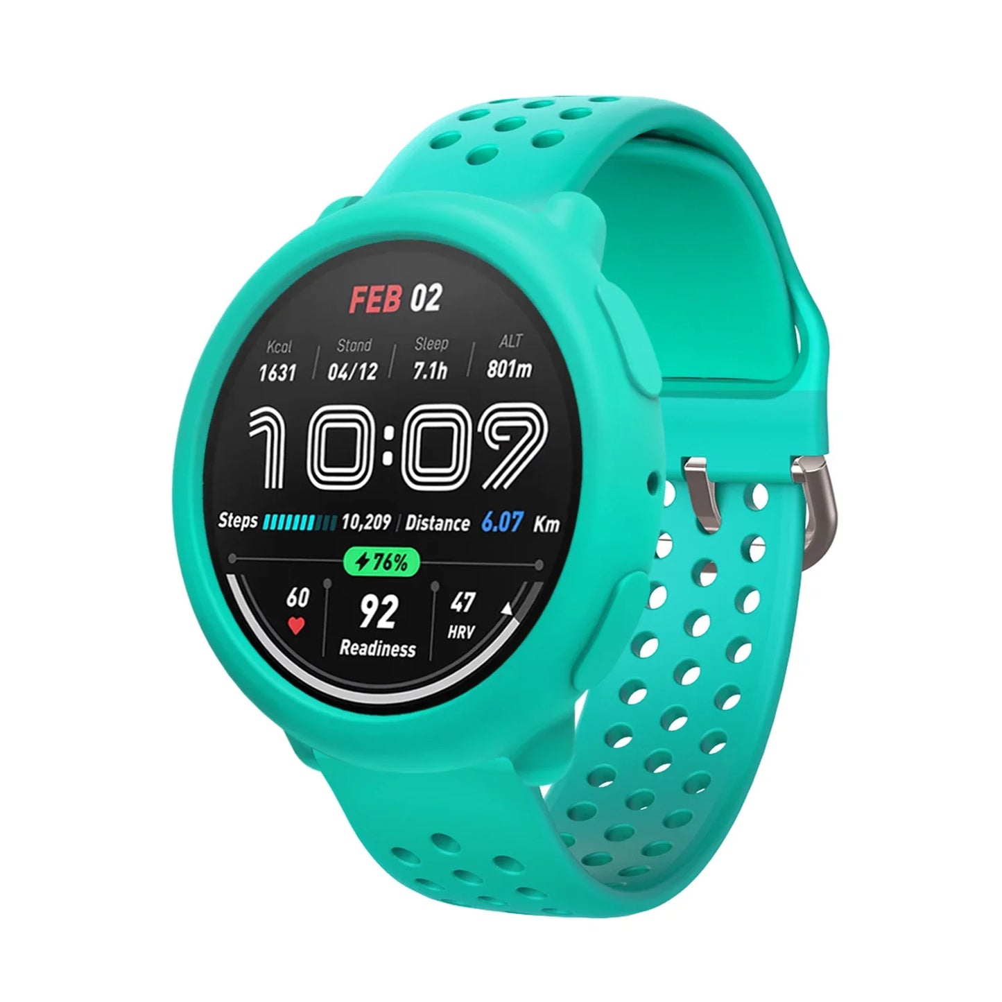 Silicone Case for Amazfit Active 2 – Candy Color Protective Cover Peaceful Pleasures Health and Wellness