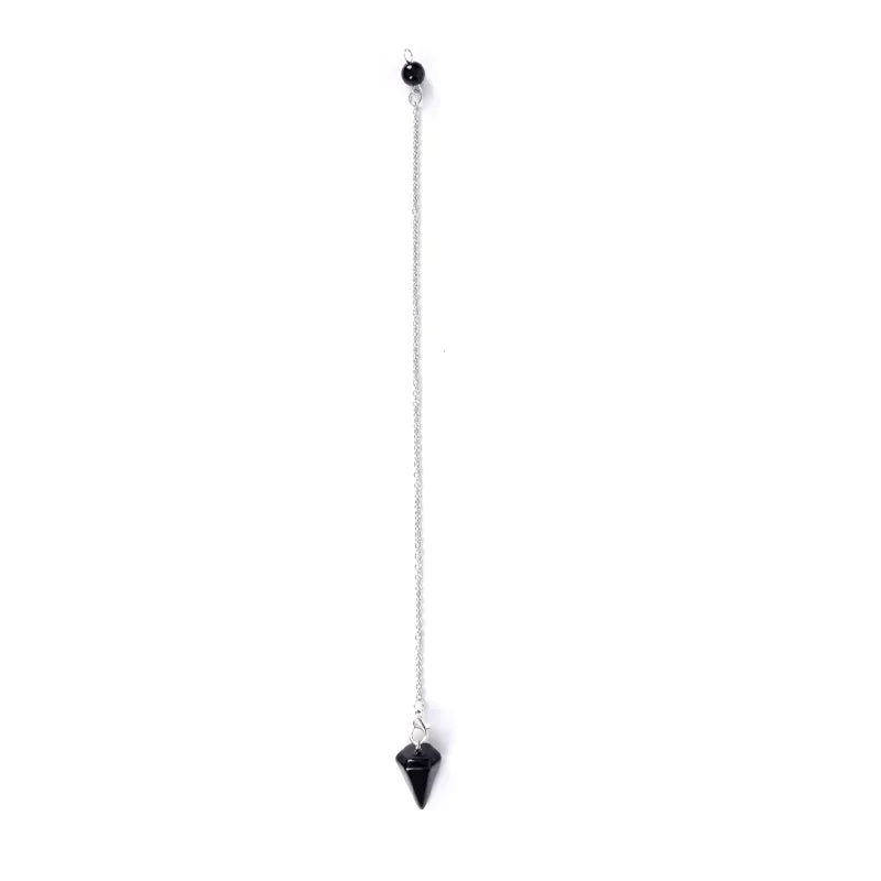 Wood Pendulum Crystal Display Stand | Moon Phase Wiccan Holder