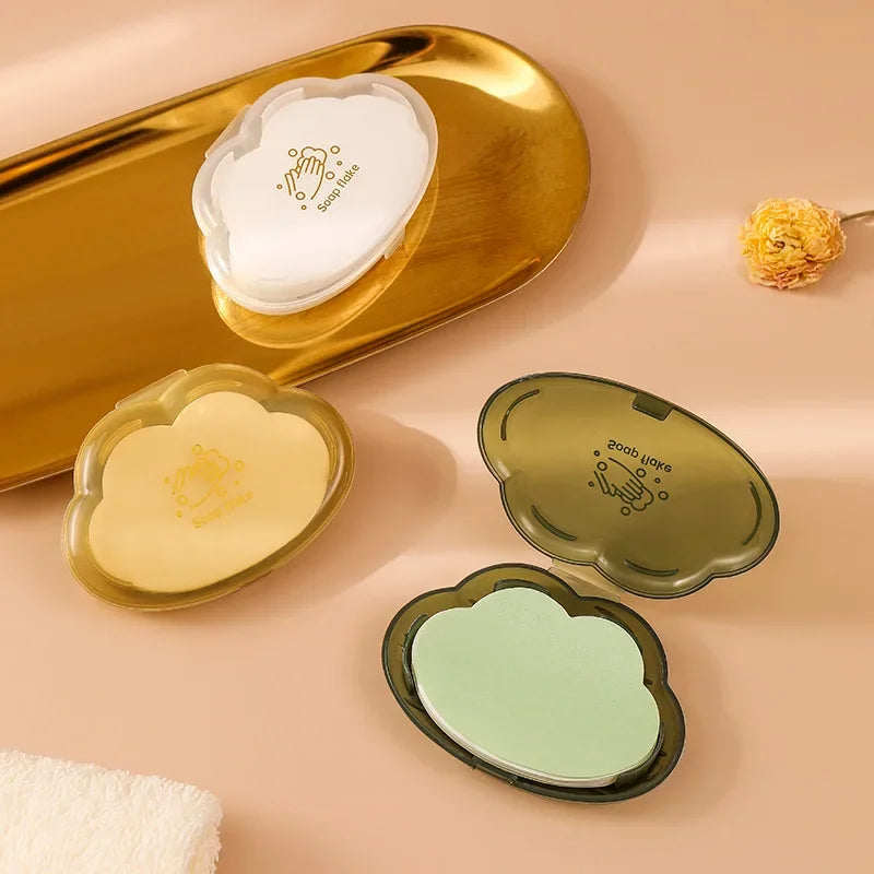 Disposable Soap Paper Travel Hand Soap Tablets Mini Paper Travel Camping Peaceful Pleasures Health and Wellness