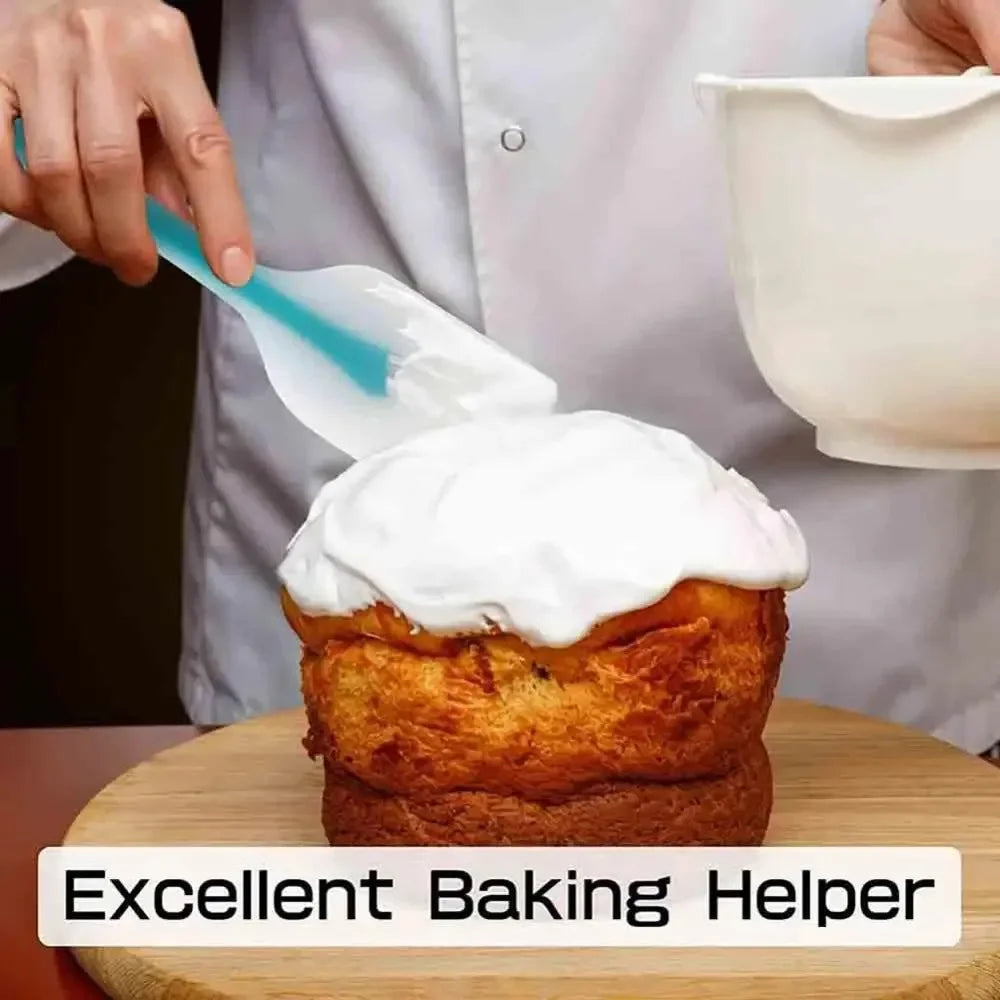 Silicone Spatula & Cake Scraper | High-Heat Pastry Tools