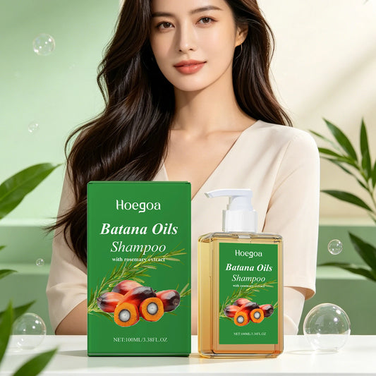 Organic Batana Oil Shampoo Oil Control Restore Damaged Split Soothing Scalp Anti Hair Loss Remove Dandruff Nourishing Hair Care Peaceful Pleasures Health and Wellness
