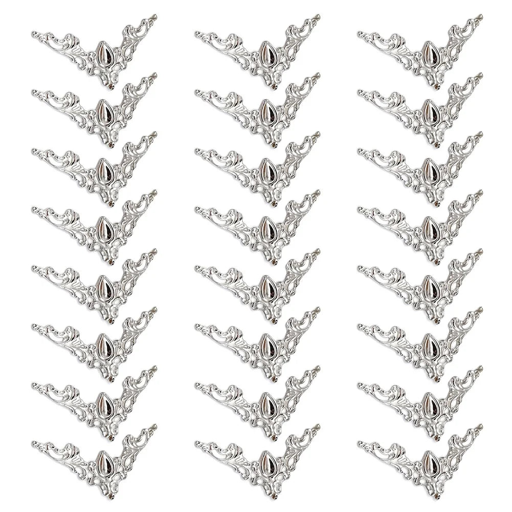 24X Metal Decorative Corner Edge Protectors Books Photo Frames