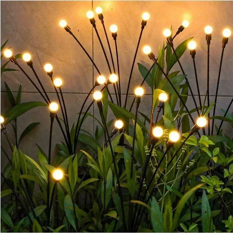 Solar Firefly String Lights – Outdoor Garden Lawn Stake Decor