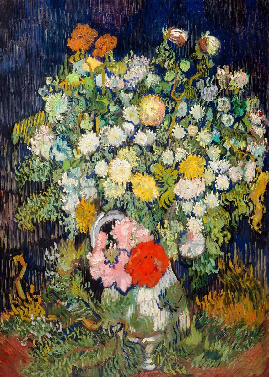 Van Gogh Sunflowers Canvas Print | Unframed Wall Art Poster Canvas Wall Art Print Peaceful Pleasures Health and Wellness 20 50x70cm Unframed