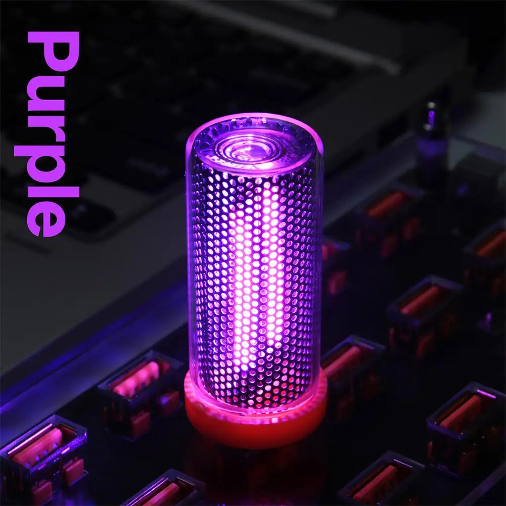 Retro USB LED Filament Night Light – Warm Flame Ambient Bulb