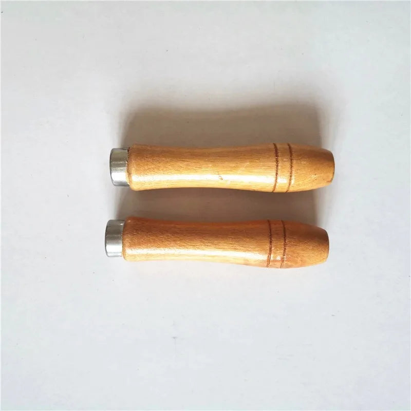 5Pcs Replacement Handle for Wooden File Handle Strong Metal Ring Suitable for Woodworking File Screwdriver 9cm Peaceful Pleasures Health and Wellness