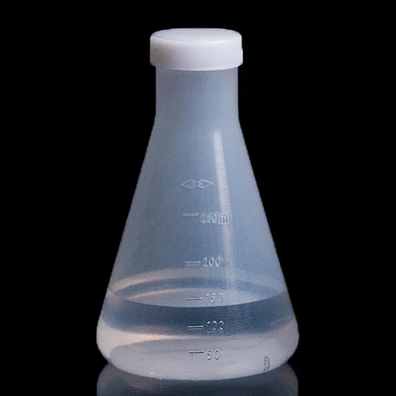 PP Erlenmeyer Conical Flask with Screw Cap – 50ml to 1000ml