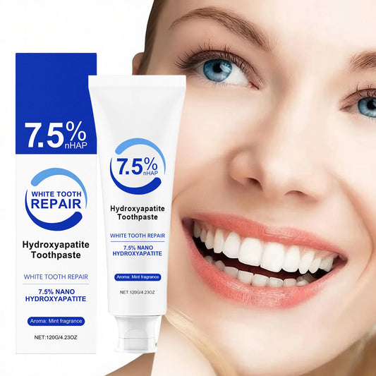 Hydroxyapatite Toothpaste Fresh Breath Enamel Protection Gentle Mint Tooth Strengthening Intensives Stain Removal Cleaning Care Peaceful Pleasures Health and Wellness