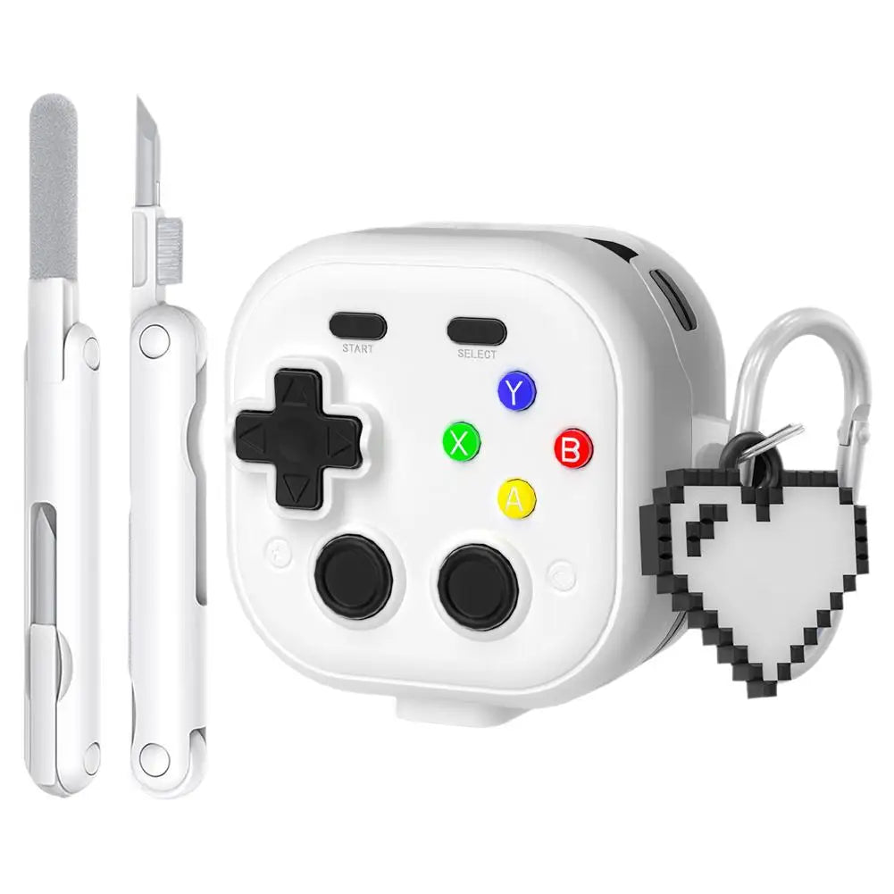 New For Samsung Galaxy Buds 4/4 Pro （2026）Cases Game Controller Design Protective Case With Cleaning Kit For Galaxy Buds4/4Pro Peaceful Pleasures Health and Wellness B