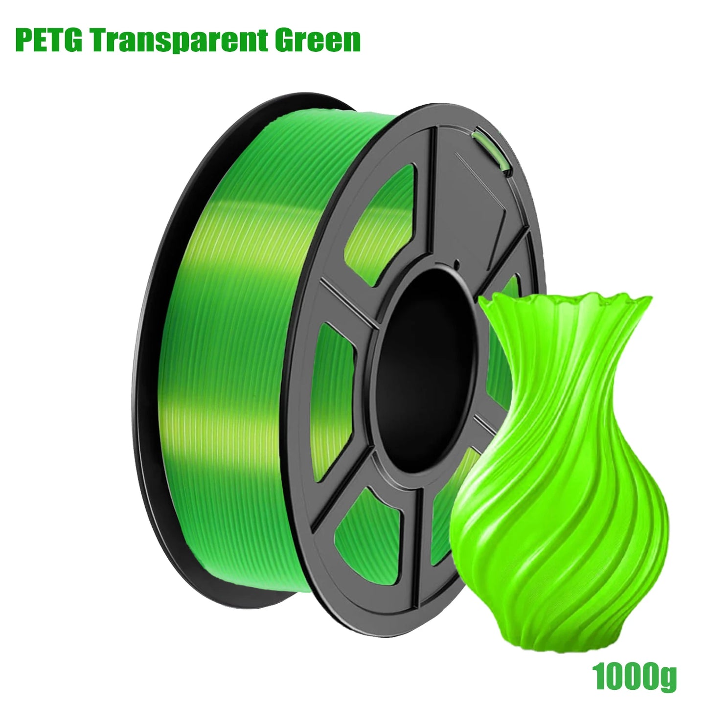 3D Maliang PETG Filament 1.75mm Translucent 600mm/s | 250g–1kg
