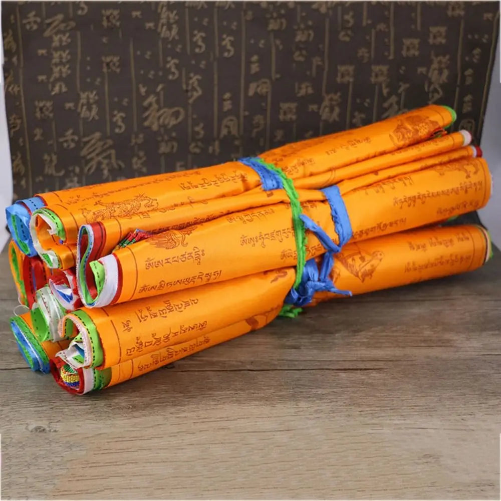 Tibetan Buddhist Prayer Flags – 5M, 20 Colorful Banners