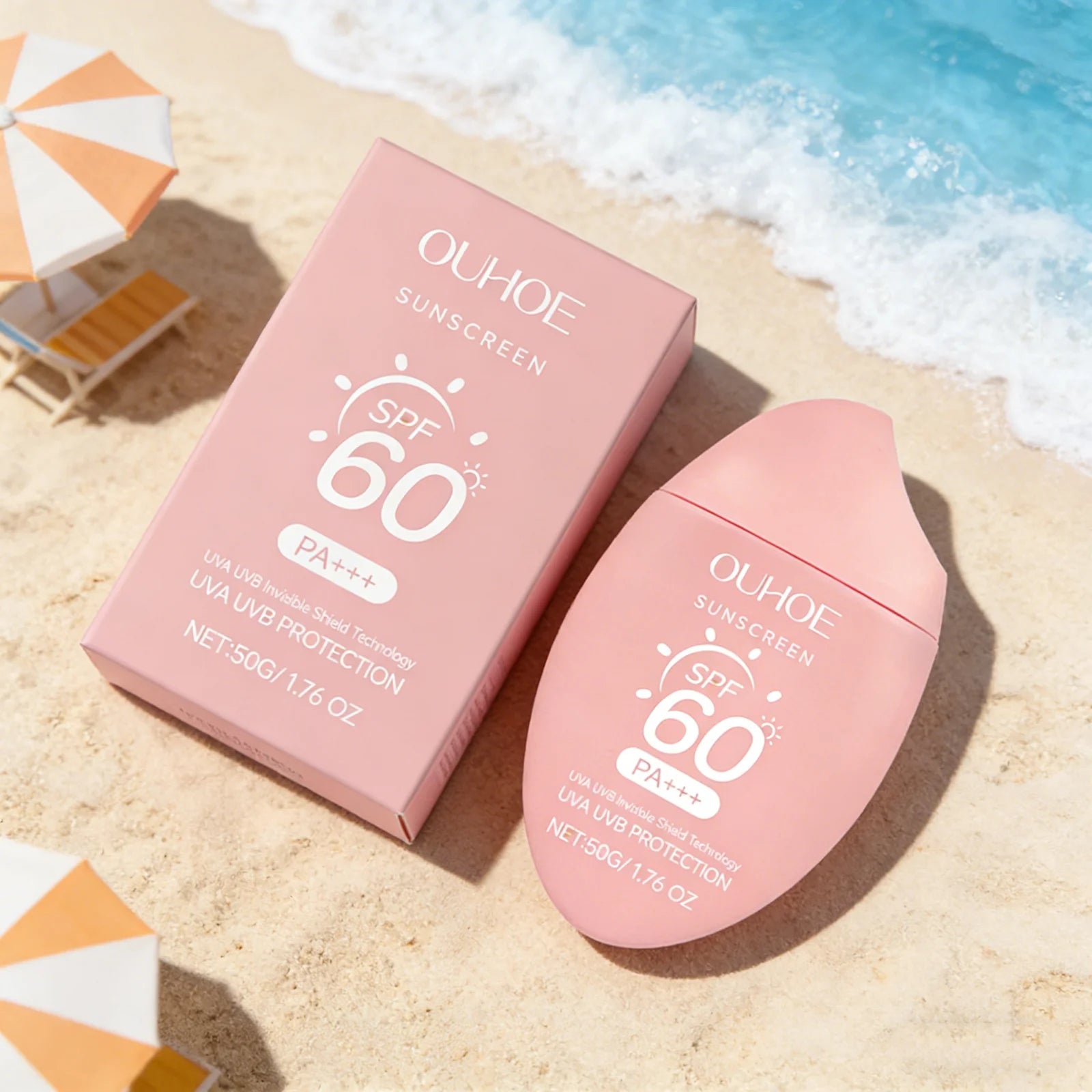 Moisturizing Brightening Sunscreen Cream SPF50+ for Daily Care Peaceful Pleasures Health and Wellness