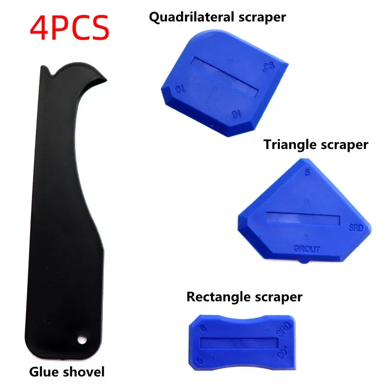 5 In 1 Silicone Remover Sealant Smooth Scraper Caulk Finisher Grout Kit Tools Floor Mould Removal Hand Tools Set Accessories Peaceful Pleasures Health and Wellness