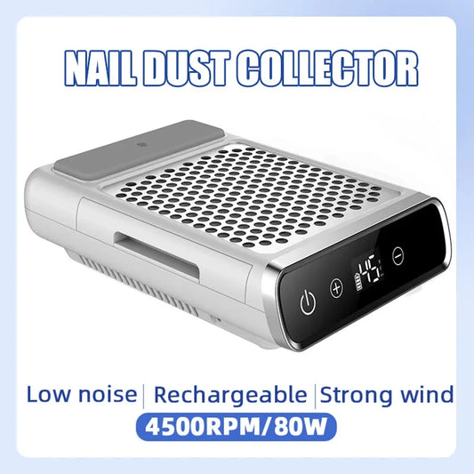 Nail Dust Extractor Vacuum – Professional Manicure Equipment with Adjustable Speed & Reusable Filter Peaceful Pleasures Health and Wellness