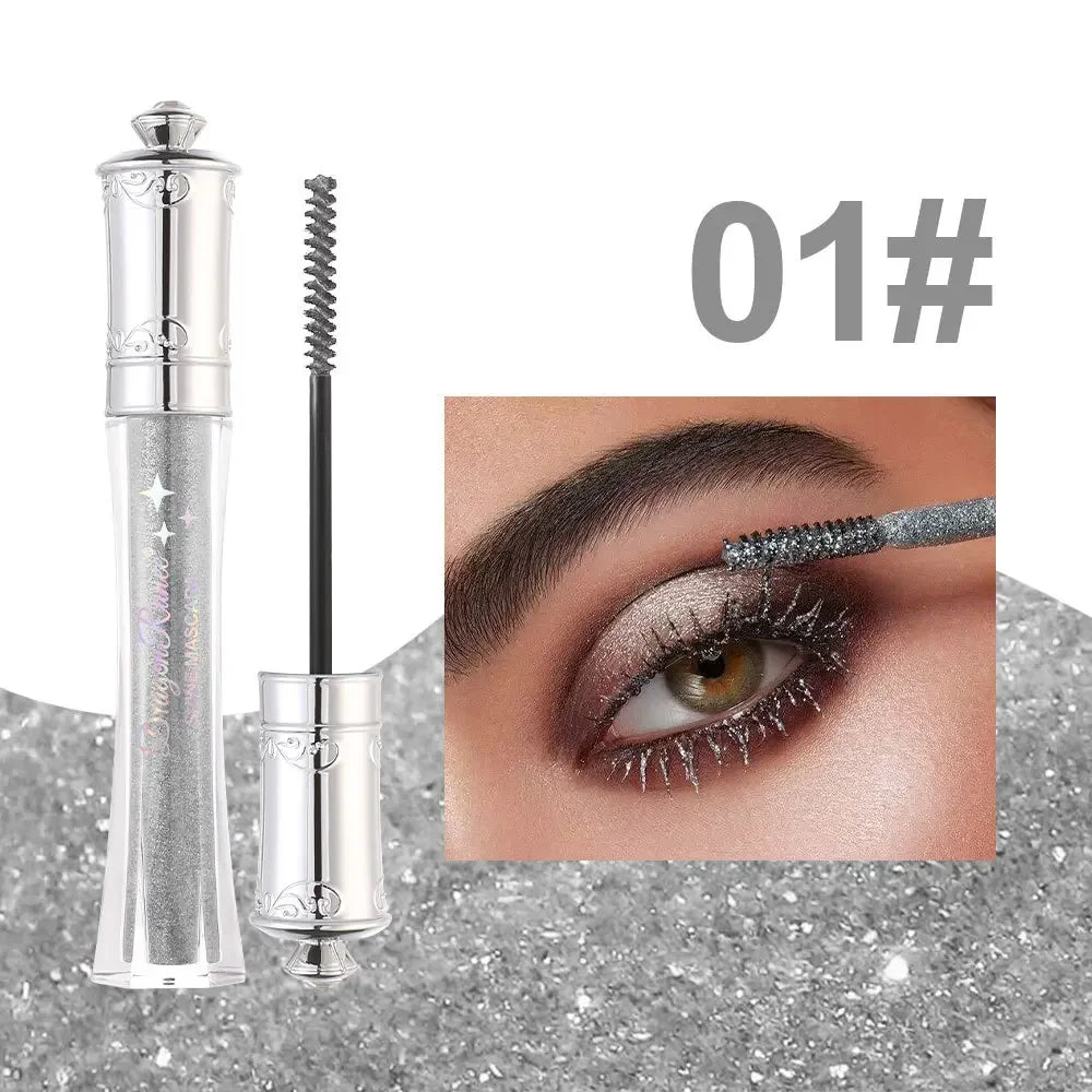 9 Color Glitter Diamond Mascara – Waterproof & Lengthening